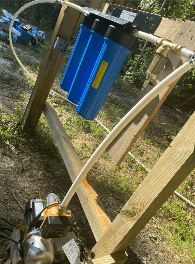 Initial rough system install.